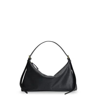 Atp Atelier Castellare Leather Shoulder Bag In Black