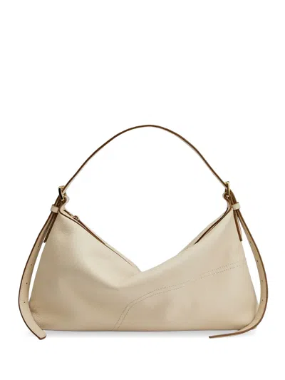 Atp Atelier Women Castellare Leather Shoulder Bag In Neutral