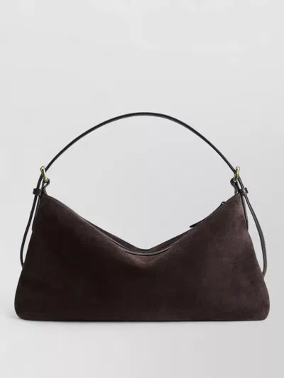 Atp Atelier Castellare Suede Medium Shoulder Bag