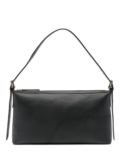 Atp Atelier Castellare Zip Shoulder Bag In Black