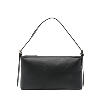 Atp Atelier Castellare Zip Shoulder Bag In Black