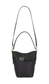 Atp Atelier Lierna Buckled Shoulder Bag In Black