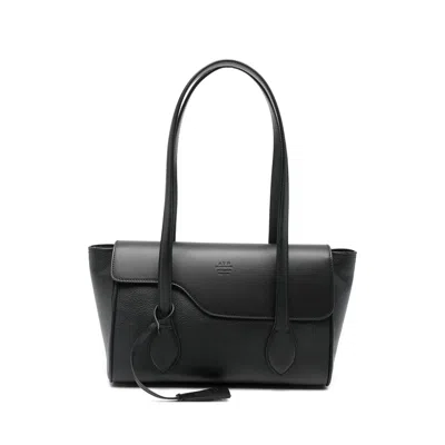 Atp Atelier Eira Flap Tote Bag In Black