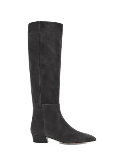 Atp Atelier Erve Suede Boots In Gray