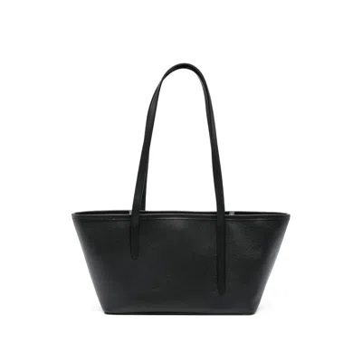 Atp Atelier Gaiba Leather Shoulder Bag In Black