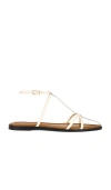 Atp Atelier Griante Shimmery Sandals In White