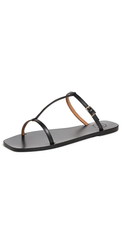 Atp Atelier Gualdo Black Nappa Sandals Black