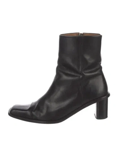 Pre-owned Atp Atelier Leather Boots In Black