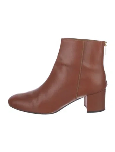 Pre-owned Atp Atelier Leather Boots In Brown