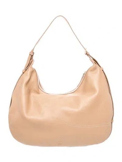 Pre-owned Atp Atelier Leather Hobo In Neutral