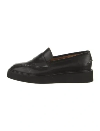 Pre-owned Atp Atelier Leather Loafers In Black