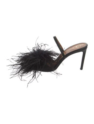 Pre-owned Atp Atelier Leather Sandals In Black