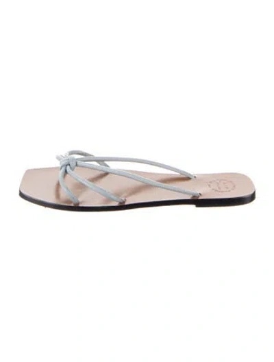 Pre-owned Atp Atelier Leather Sandals In Blue