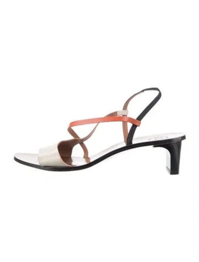 Pre-owned Atp Atelier Leather Sandals In Red