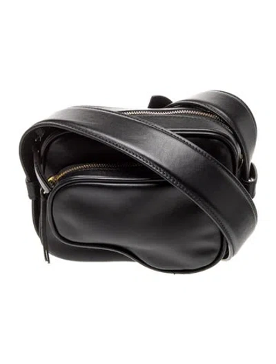 Pre-owned Atp Atelier Leather Shoulder Bag In Black