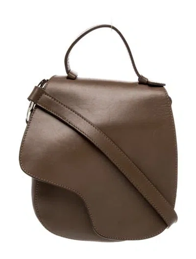 Pre-owned Atp Atelier Leather Shoulder Bag In Brown