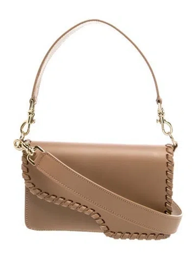 Pre-owned Atp Atelier Leather Shoulder Bag In Brown