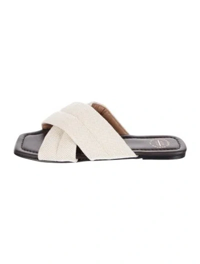 Pre-owned Atp Atelier Leather Slides In Multi