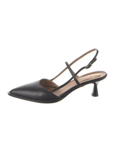 Pre-owned Atp Atelier Leather Slingback Pumps In Multicolor