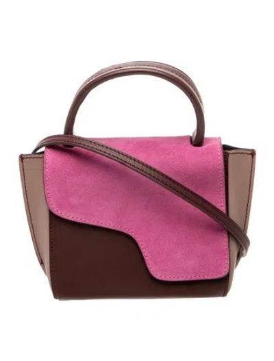Pre-owned Atp Atelier Leather Top Handle Bag In Pink
