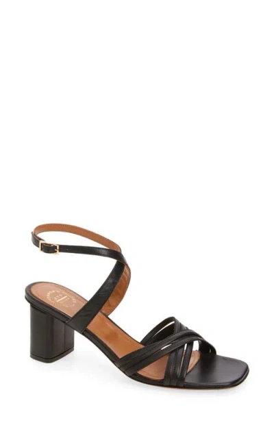 Atp Atelier Ledro Ankle Strap Sandal In Black