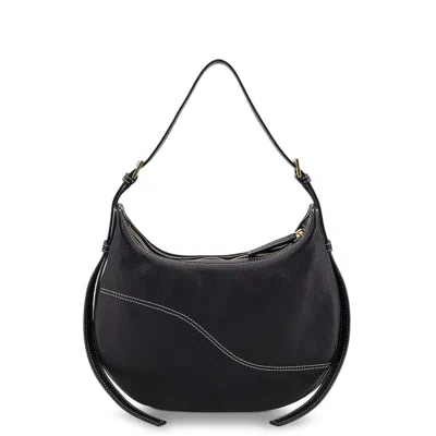 Atp Atelier Liveri Leather Shoulder Bag In Black