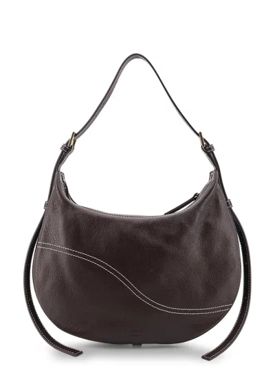 Atp Atelier Liveri Leather Shoulder Bag In Brown