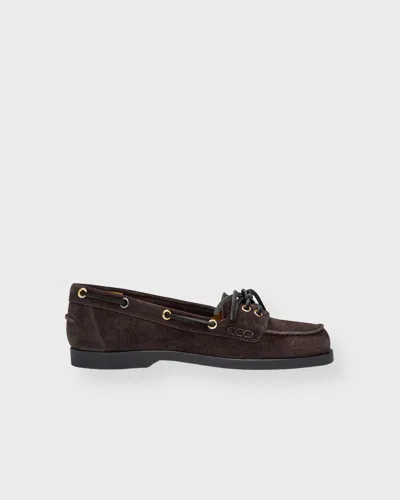 Atp Atelier Loafers Nesso Walnut Suede In Brown