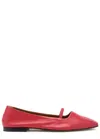 Atp Atelier Loria Pointed-toe Ballet Flats In Red