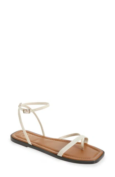Atp Atelier Miane Ankle Strap Sandal In White