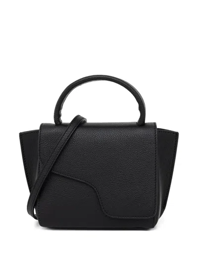 Atp Atelier Mini Montalcino Asymmetric Tote Bag In Black
