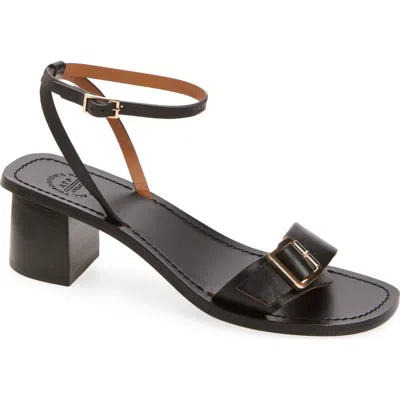 Atp Atelier Mori Ankle Strap Sandal In Black