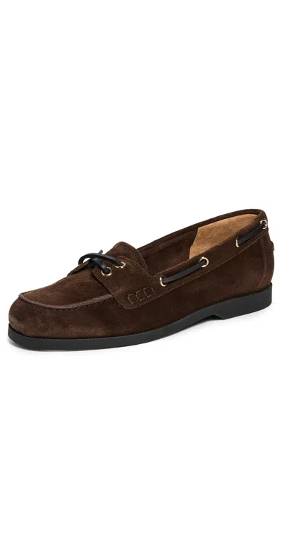 Atp Atelier Nesso Boat Shoes Walnut In Brown