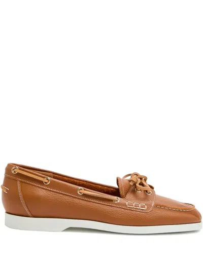 ATP ATELIER NESSO LEATHER BOAT SHOES