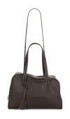 Atp Atelier Noale Leather Tote Bag In Black