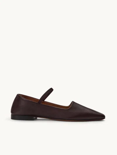 Atp Atelier Petina Mary Jane Flats Walnut It38 In Blue