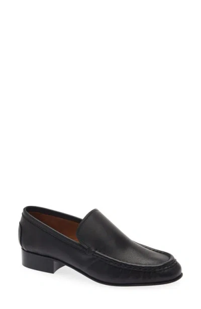 Atp Atelier Rivello Leather Loafer In Black