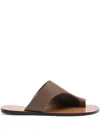 Atp Atelier Rosa Flip Flop In Brown