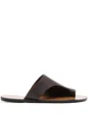 Atp Atelier Rosa Flip Flop In Brown
