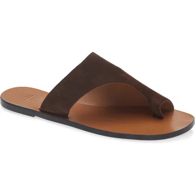 Atp Atelier Rosa Toe Loop Sandal In Brown