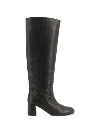 Atp Atelier Sarconi Knee-high Leather Boots In Black