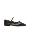 Atp Atelier Petina Leather Ballerina Shoes In Black