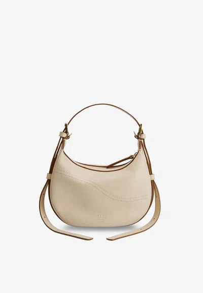 Atp Atelier Silea Mandorla Crossbody Bag In Sand