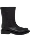Atp Atelier Sirone Round-toe Boots In Black