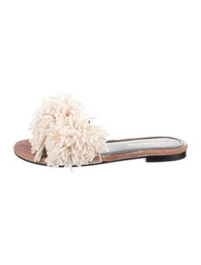 Pre-owned Atp Atelier Slides In Neutrals