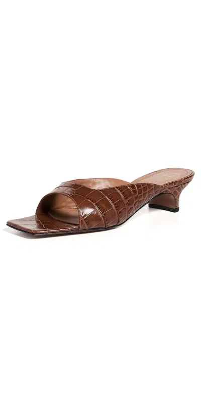 Atp Atelier Tavenna Mules Cannella In Brown