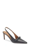Atp Atelier Thiene Slingback Pointed Toe Pump In Black