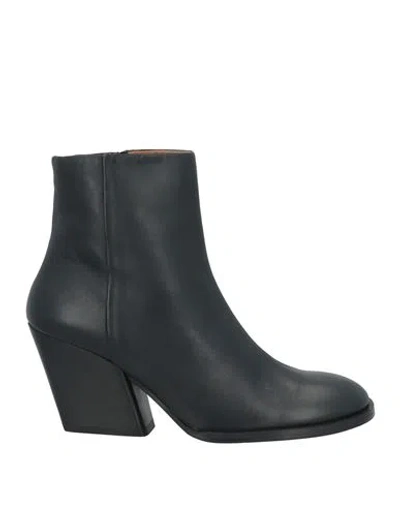Atp Atelier Woman Ankle Boots Black Size 7 Calfskin