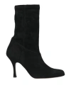 Atp Atelier Woman Ankle Boots Black Size 7 Leather In Black