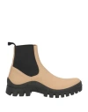 Atp Atelier Woman Ankle Boots Sand Size 7 Leather In Beige